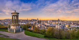Panorama von Edinburgh in Schottland/12822999
